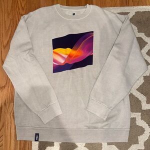 NEW Stripe company logo Crew neck sweater Unisex XL